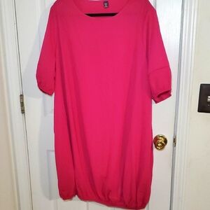SHEIN Vibrant Pink Mini Dress